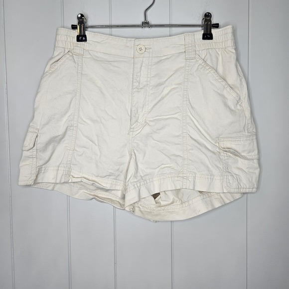 Hollester Pants - Hollestermom Shorts‎ Ultra High Rise Size 4 Medium Beige Pockets